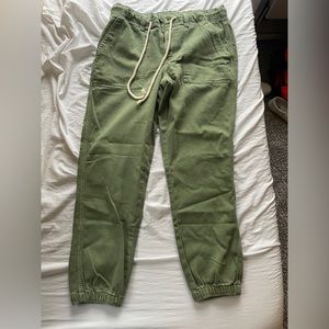American Eagle Army Green Joggers